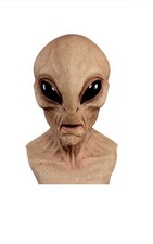 Alien Mask Scary Horrible Horror Magic Latex Costume Halloween Cosplay Party US picture
