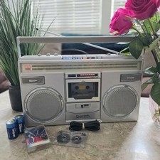 SERVICED 1979 Panasonic RX-5100 Ghetto-Blaster Radio Cassette Tape Boombox Gray picture