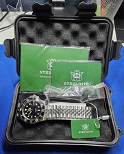 Steeldive Black SD1953 Seiko NH35 Automatic 300m Dive Watch Sapphire Jubilee picture