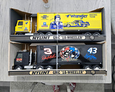 Nylint GMC 18-Wheeler Semi Truck & Trailer Wrangler Racing Team Yellow Steel picture