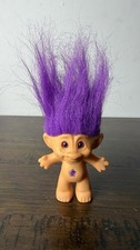 Vintage Troll Doll Purple Hair 3