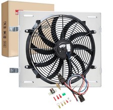 1958 Chevy Impala Bel Air Biscayne 4.6L Cooling Fan Shroud Electric Relay Kit picture