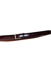 Unbranded Men’s Cordovan Leather Belt Sz 36/90 Split Cowhide Brass Buckle USA picture