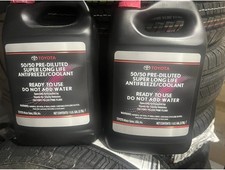 Toyota/Lexus 50/50Pink Antifreeze Coolant ,OEM New 2 gallons super long life picture