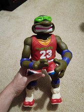 Vintage Tmnt Giant Slam Dunkin Don No Ball Donatello 13 Inch picture