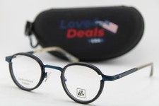 NEW J.F. REY JF2979 0025 BLUE CARBON WOOD HORN AUTHENTIC EYEGLASSES 43-24 picture