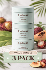 QTY 3 Kindness Beauty Release Oil to Milk Cleansing Balm 70g NEW Vegan Clean picture