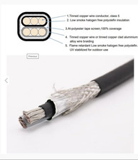 TFL492324/0 RRU DC 2 Conductor Power Cable, 2x6mm2, 2x10Awg, UV per foot picture
