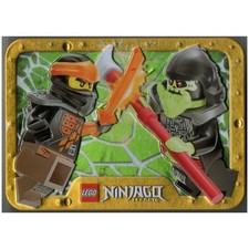 LEGO Ninjago Legacy Cole vs. Bone Knight Metal Box 112326 (SEALED) picture