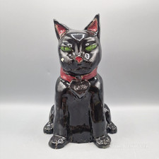 Vintage Black Cat Figurine 9