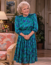 Betty White Owned & Worn 80's Silk Print Adrianna Pappell Golden Girls Costumer picture