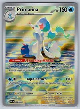 Primarina 088/084 NM/M Pitch Black IR Pokemon Holo T00247 picture