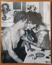 Bernard Kobel Traditional Tattoo Photo Vintage Tattooed Woman Cindy Ray 8X10 108 picture