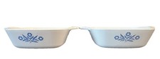 Corning Ware Blue Cornflower P-41 Petite Pan Set of 2 Vintage Casserole Dishes picture