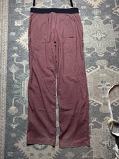 prAna Men’s Rare Red Vintage Vaha Pants Yoga M Drawstring Elastic Waist Pockets picture