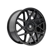 (1) TOUREN TR66 20X9 5-112/5-120 74.1 Hub 35 Offset Black Wheel Rim picture
