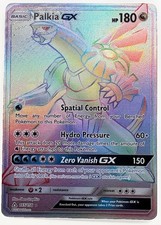 Pokemon Palkia GX 165/156 Secret Rare Full Art Holo Ultra Prism 2018 picture