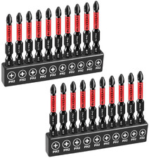 20-PCS Phillips Bits #2 Impact, Magnetic 2'' Phillips Head Drill & Screwdriver B picture