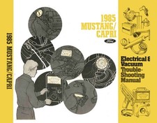 1985 Ford Mustang, Capri EVTM Wiring Diagrams Manual picture