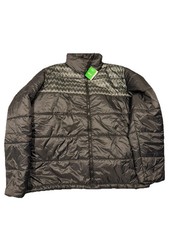 New M Missoni Men's Puffer Jacket Black Grey Zig Zag 2XL XXL picture