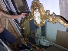 Elegant Antique Baroque Wall Mirror – Ornate Accent Mirror in Gold or Silver picture