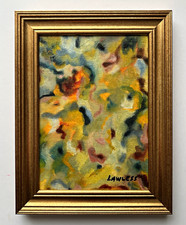 “Karma,” Orig Oil 7x5” Framed Signed on 1/8” Linen Panel  picture