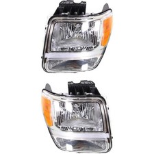 Headlight Set For 2007-2011 Dodge Nitro Driver and Passenger Side w/ bulb picture