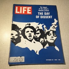 LIFE MAGAZINE.  October 24, 1969.  THE DAY OF DISSENT : VIETNAM PROTEST picture