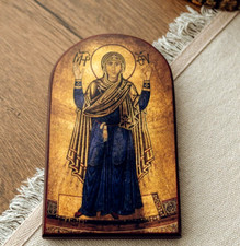 Ukrainian Icon “The Unbreakable Wall” Mother of God Oranta Holy Sophia Kyiv Wood picture