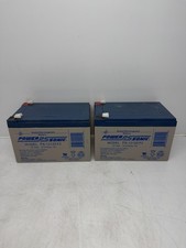 Lot of 2 New PowerSonic SLA Rechargeable 12V 12AH Batteries PS-12120 F2 picture