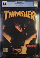 CGC 6.5 THRASHER Magazine #6 Vol 6 June 1986 Danzig picture