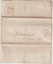 1839 DEC 8 TP FLEET St 2d RATE IN UNIFORM 4d POST HOLBORN IMPROVEMENTS CIRCULAR picture