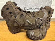 LOWA ZEPHYR GTX MID TF DARK BROWN 311537 0493 TASK FORCE COMBAT BOOT  NEW IN BOX picture