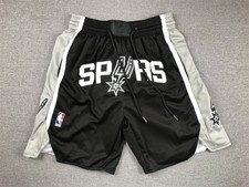 New San Antonio Spurs Swing Men Black Basketball Shorts picture