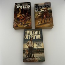 Vintage Allan W. Eckert Conquerors Wilderness War Twilight Of Empire Lot 3 PB picture