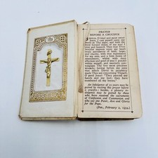 VTG 1936 Prayer Before Crucifix The Key Of Haven Catholic Prayer Devotion Pocket picture