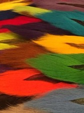 LARGE NORTHERN BUCKTAIL by HARELINE DUBBIN.  ALL COLORS. FLY TYING. DEER HAIR. picture