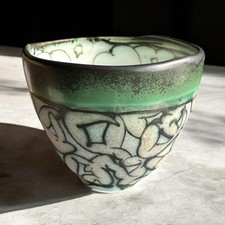 George Pearlman Green Accent Bowl Maine picture