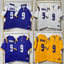 New Men's Joe Burrow #9 LSU Tigers All Stitched Jersey picture