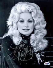DOLLY  PARTON  -  11  X  15   GLOSSY  SIGNED  PHOTO  REPRINT picture