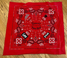 VTG Dave's New York Workwear Store Bandana RARE 20.5