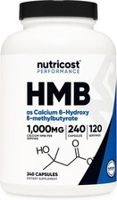 500mg HMB Nutritional Supplement 240 Capsules Non GMO Gluten Free GMP Certified picture