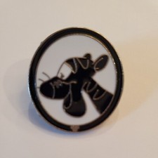2009 Disney Tigger Hidden Mickey Pin  Black + White Silhouette 1 Of 7 picture