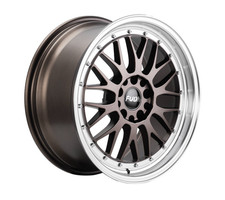 (Set-4) 18 X 8.5 In Bronze Machine Lip Wheels Rim 5x114.3 Wheel ET 30 CB 72.6 picture