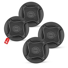 5Core Coaxial Car Door Speakers  4” 4Pcs 250W 4Ohm 2 Way Woofer Audio w Tweeter picture
