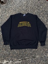 Vintage Y2K JPT Classics University Alberta Crewneck Sweatshirt Large Canada  picture