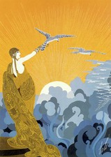 Wings of Victory 22x30 Art Deco Print by Erte picture
