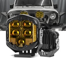 OFFROAD GAMERS Round LED Pods,Side Shooter Offroad DrivingAmber Beam) picture