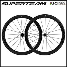 SUPERTEAM Disc Brake 700C Carbon Wheels Road Bike Wheels UCIRoad Racing Wheelset picture