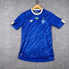 New Balance Dynamo Kyiv Jersey Mens Medium M Blue 2022-2023 Away Shirt picture